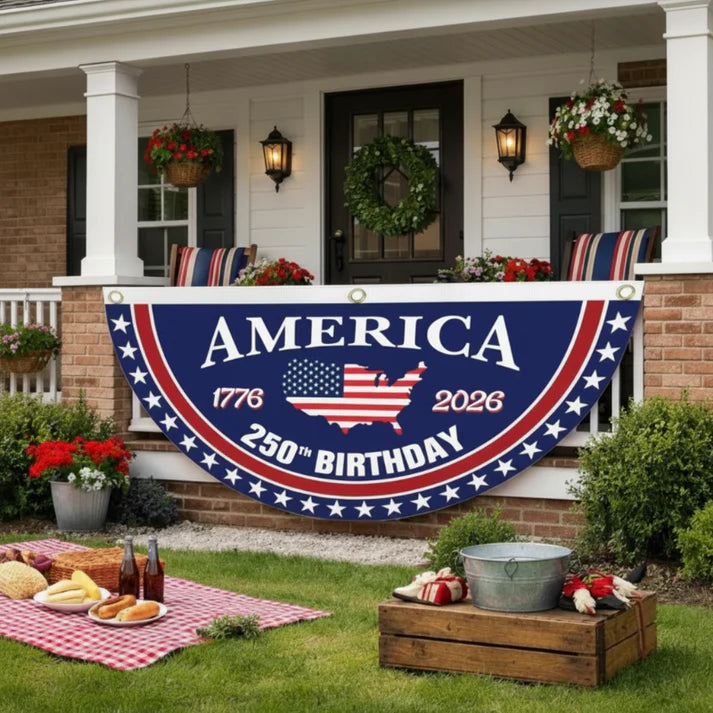 250th Anniversary USA Fan Flag